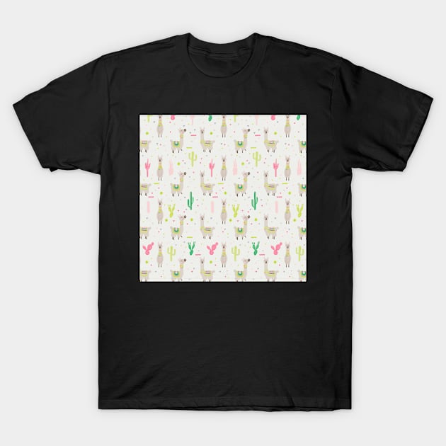 Llama T-Shirt by melomania